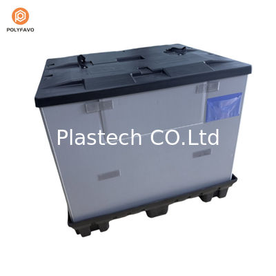 1200x1000x900 মিমি স্ট্যাকযোগ্য এইচডিপিই স্বচ্ছ প্লাস্টিকের স্লিভ প্যাকেজিং