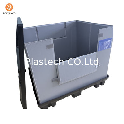 1200x1000x900 মিমি স্ট্যাকযোগ্য এইচডিপিই স্বচ্ছ প্লাস্টিকের স্লিভ প্যাকেজিং