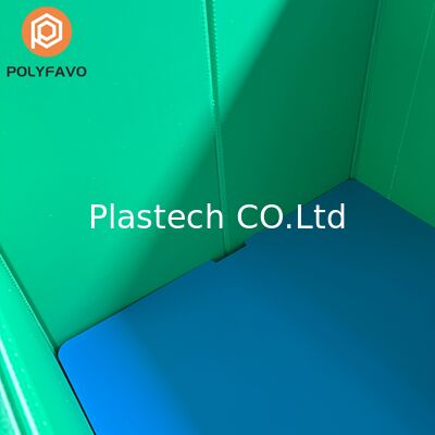 Collapsible Bulk Box Wall Thickness 10mm 12mm Options, Custom Cutouts Windows, Stackable Returnable Pallet Box Logo Print