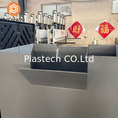 Custom Design Collapsible Crate, Plastic Pallet Container Made to Drawing, Injection Blow Molded Lid and Base 10mm 12mm